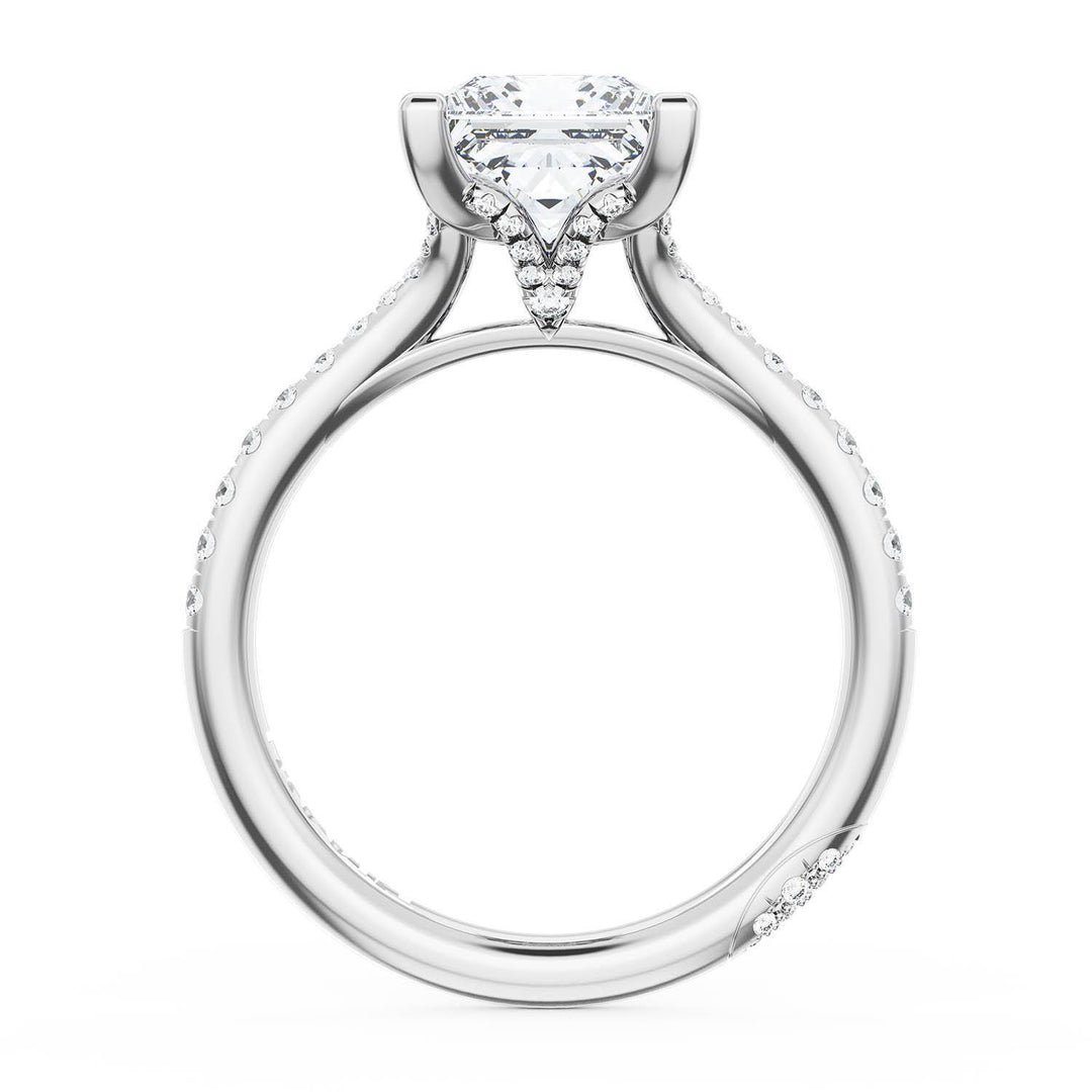 Princess Solitaire Engagement Ring