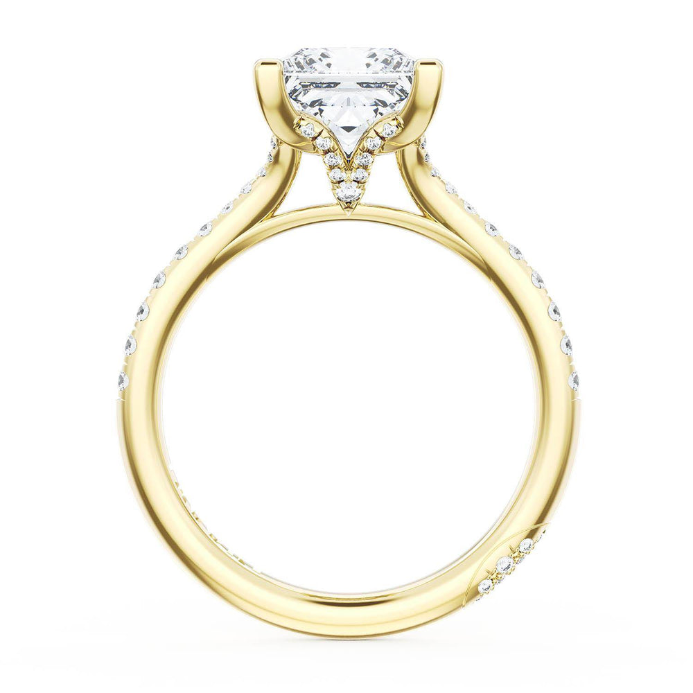 Princess Solitaire Engagement Ring