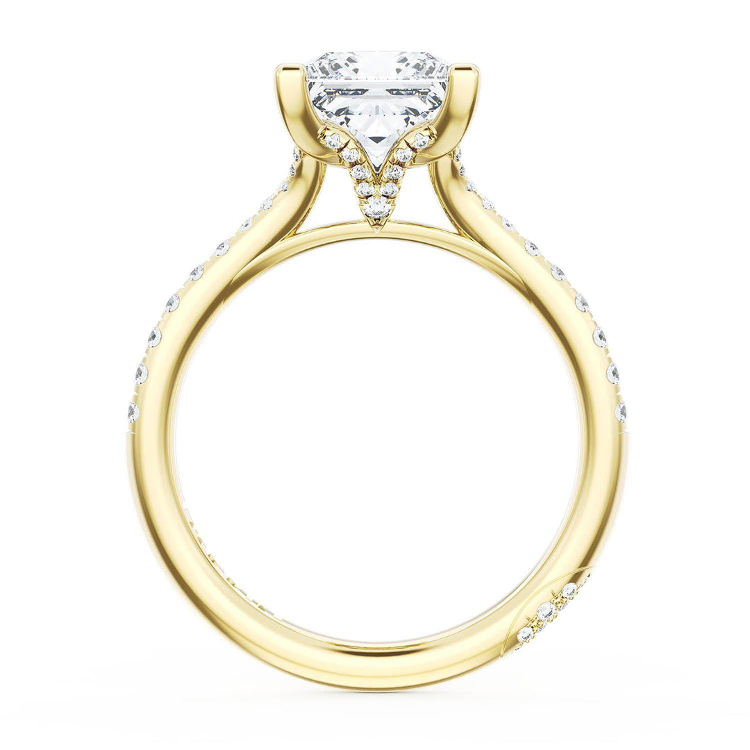 Princess Solitaire Engagement Ring