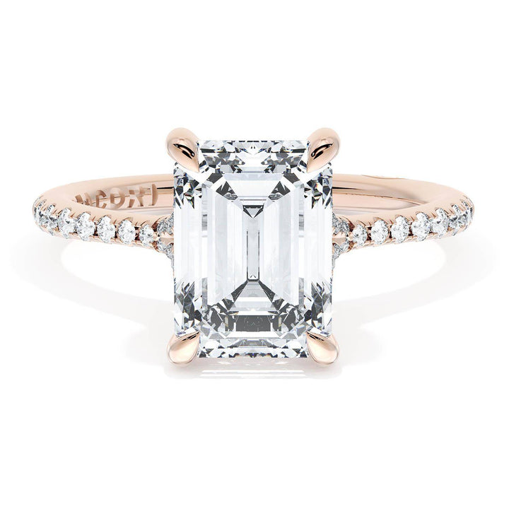 Emerald Solitaire Engagement Ring