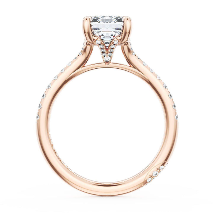 Emerald Solitaire Engagement Ring