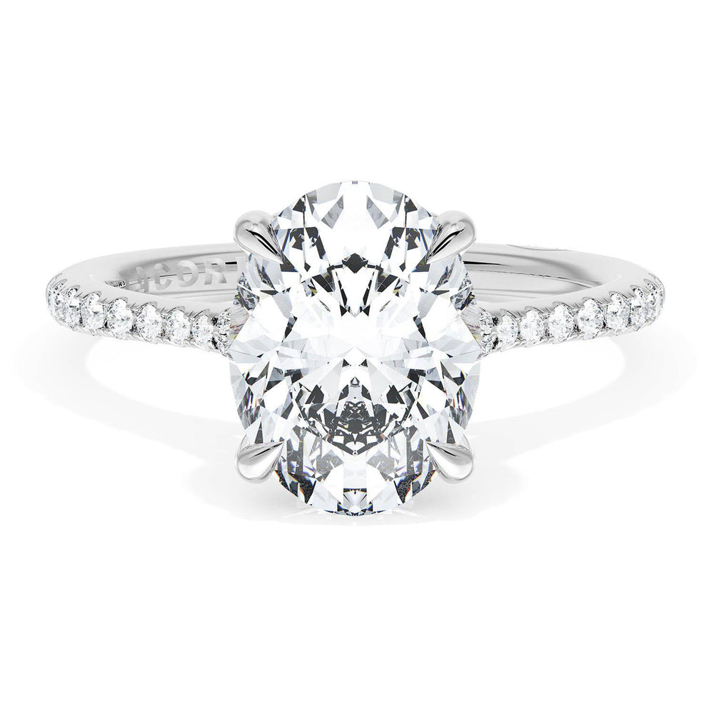 Oval Solitaire Engagement Ring