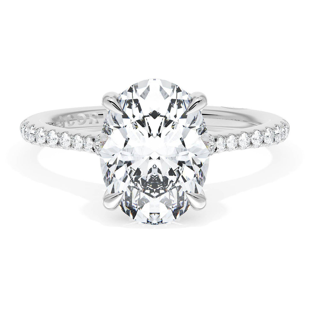 Oval Solitaire Engagement Ring