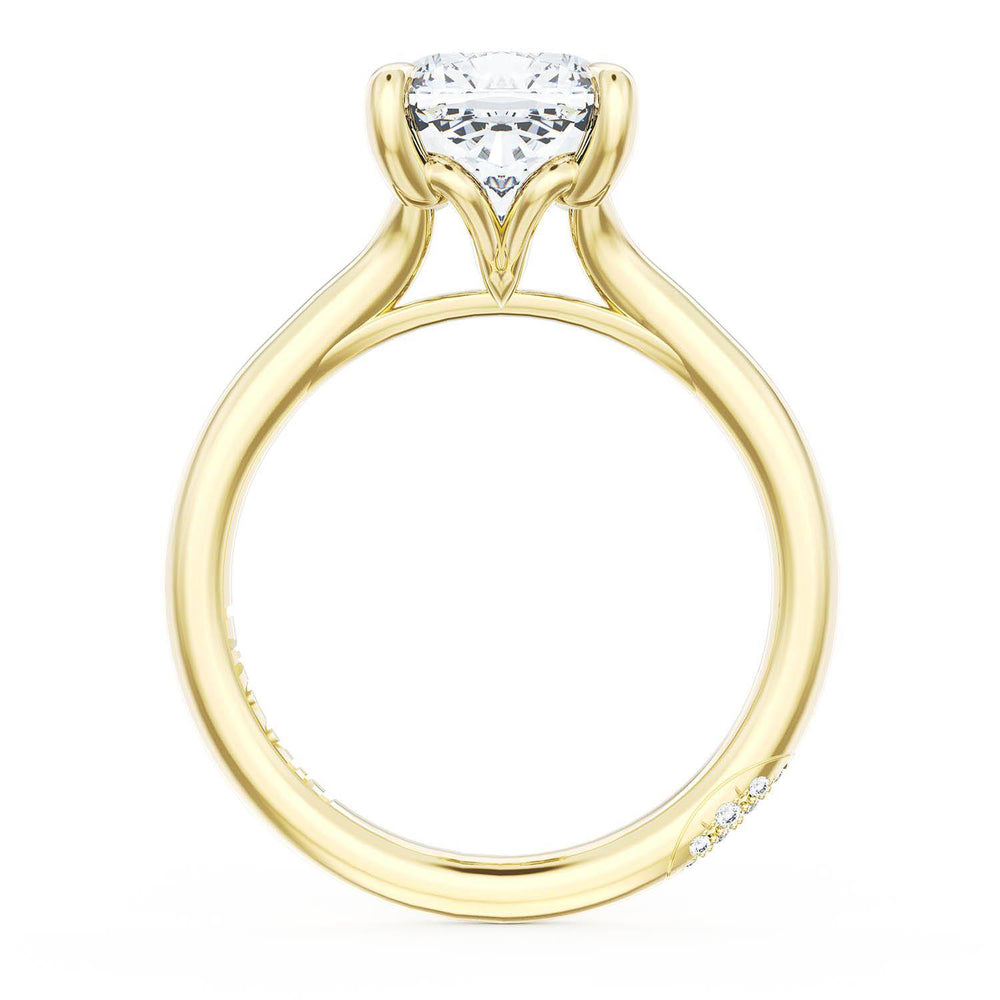 Cushion Solitaire Engagement Ring