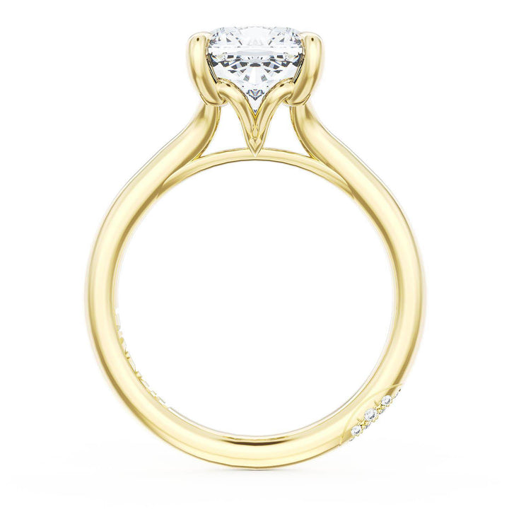 Cushion Solitaire Engagement Ring