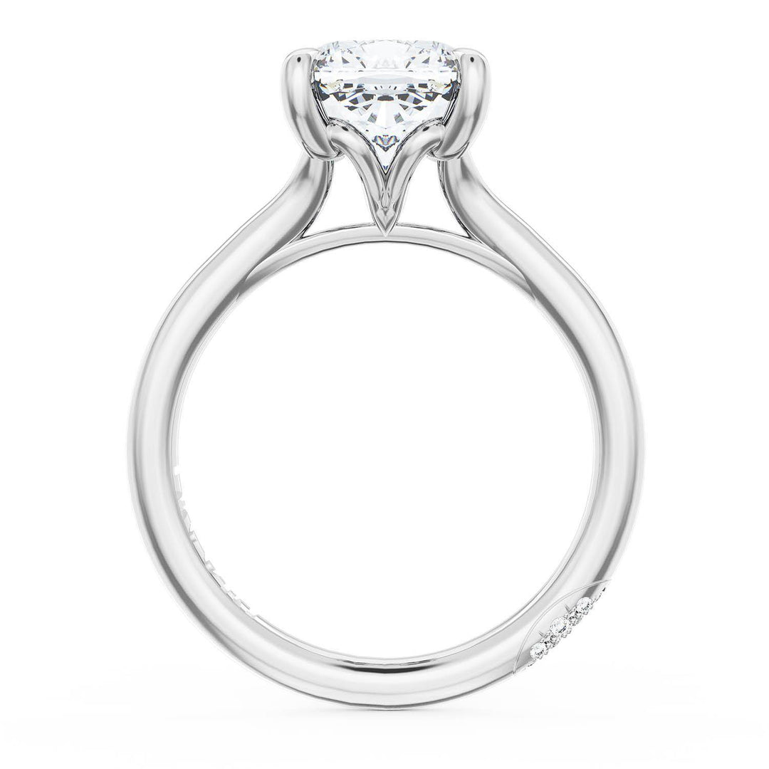 Cushion Solitaire Engagement Ring