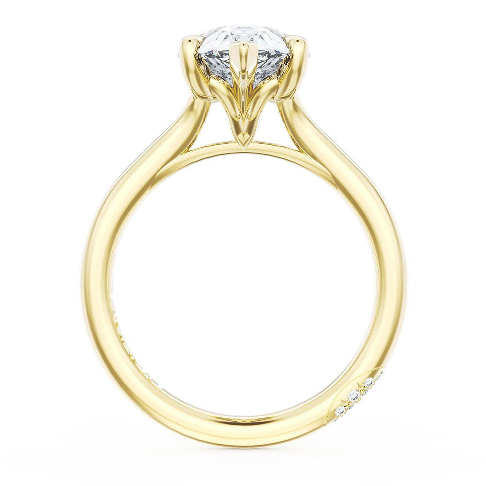Pear Solitaire Engagement Ring