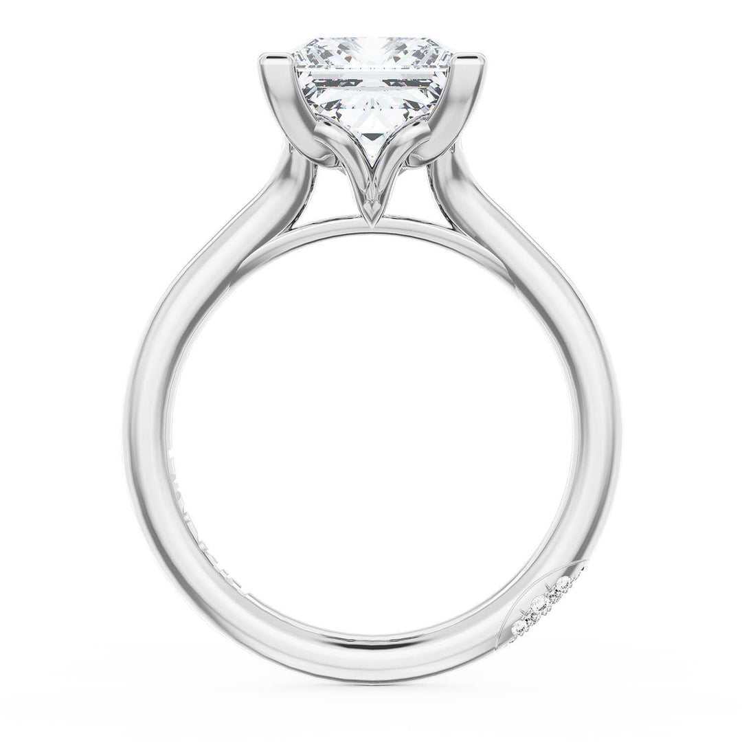 Princess Solitaire Engagement Ring