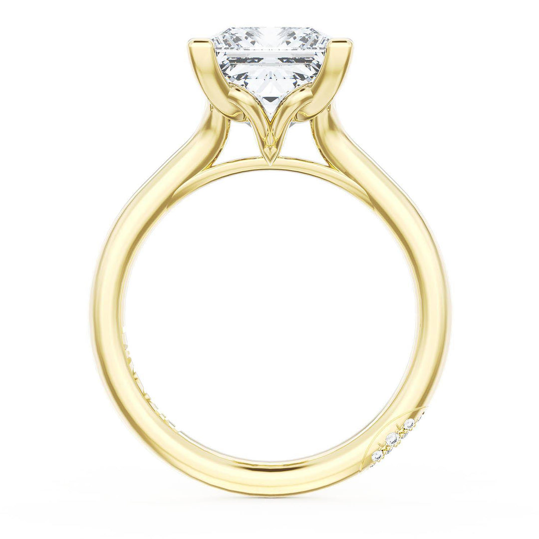 Princess Solitaire Engagement Ring