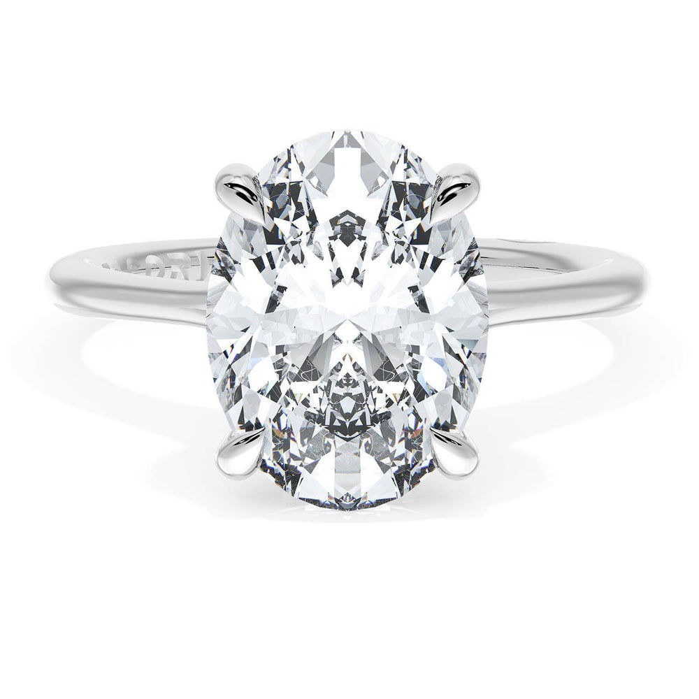 Oval Solitaire Engagement Ring