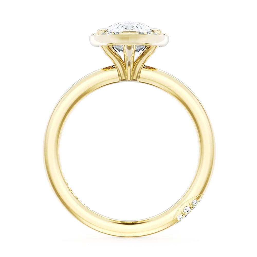 Pear Bloom Engagement Ring