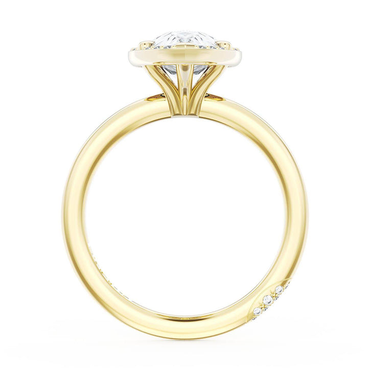 Pear Bloom Engagement Ring