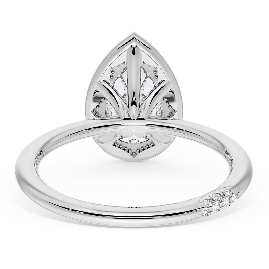 Pear Bloom Engagement Ring