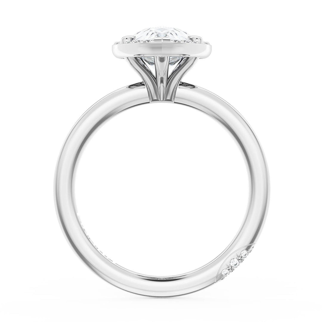 Pear Bloom Engagement Ring