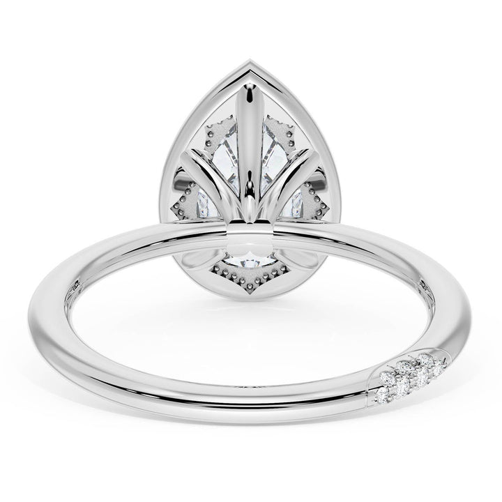 Pear Bloom Engagement Ring