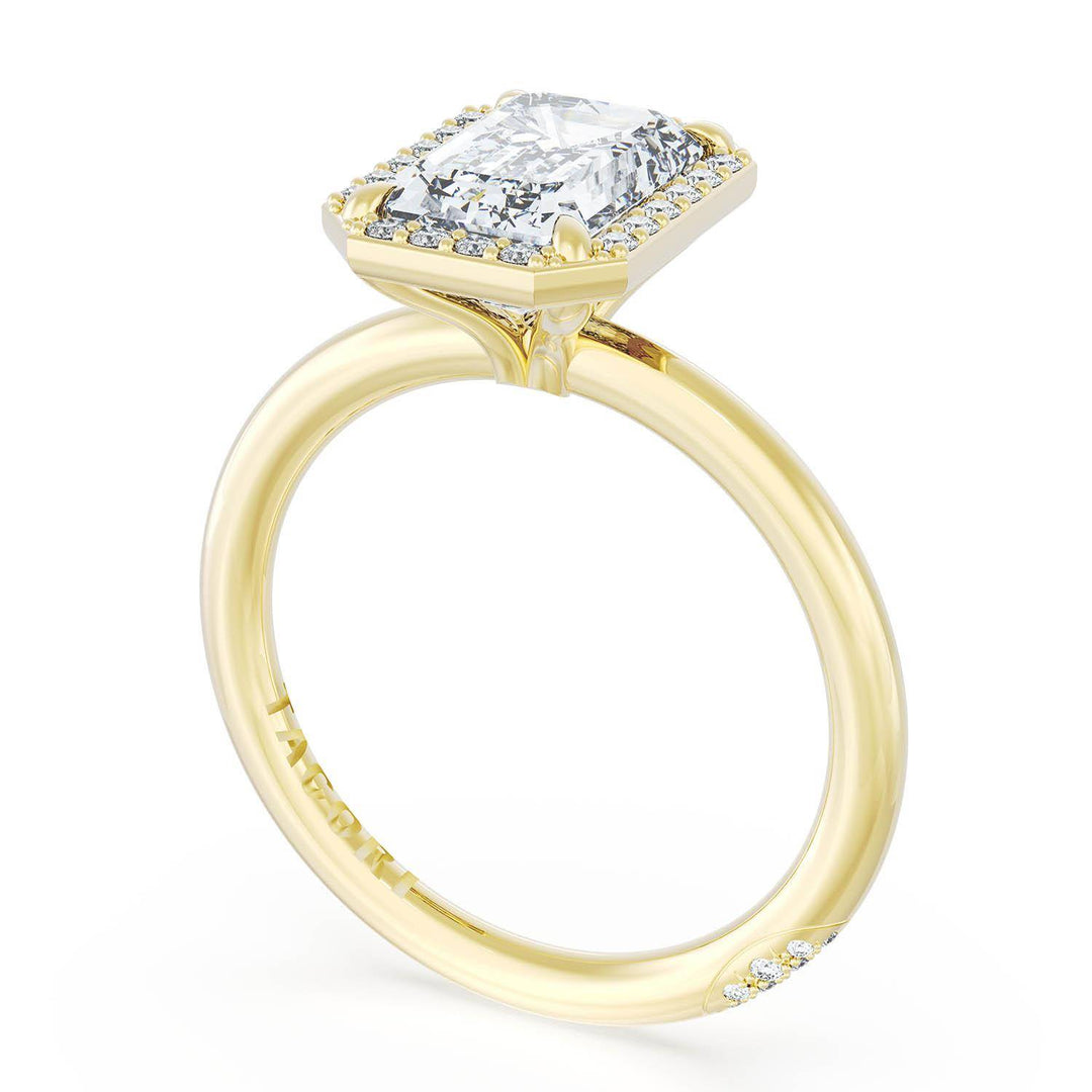 Emerald Bloom Engagement Ring