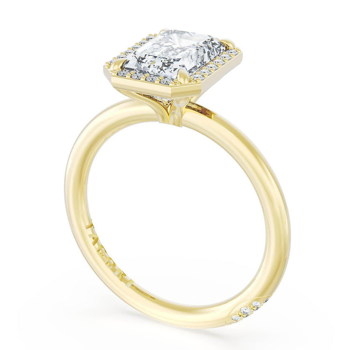 Emerald Bloom Engagement Ring