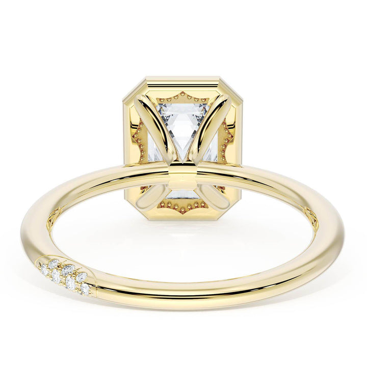 Emerald Bloom Engagement Ring