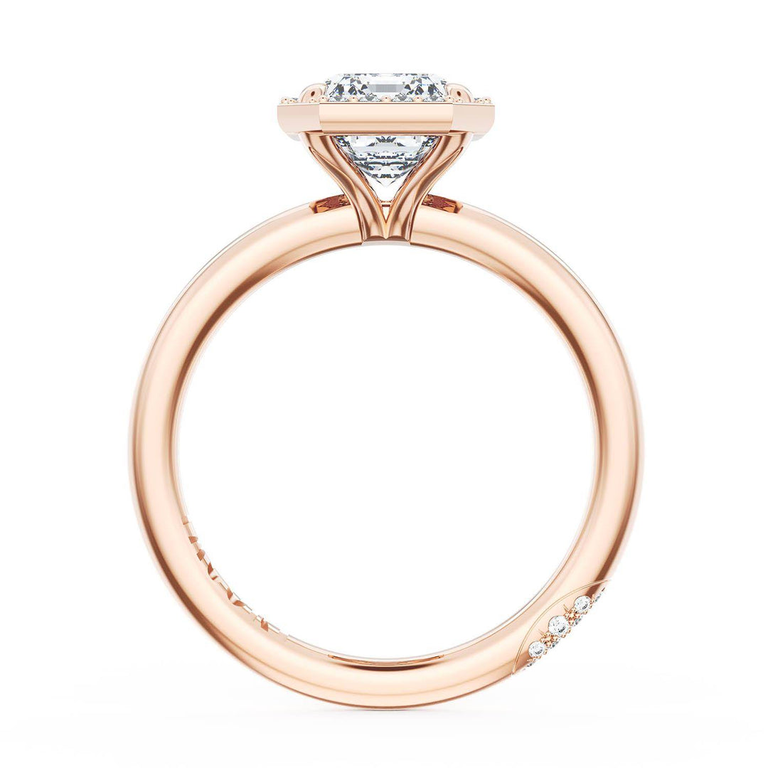 Emerald Bloom Engagement Ring