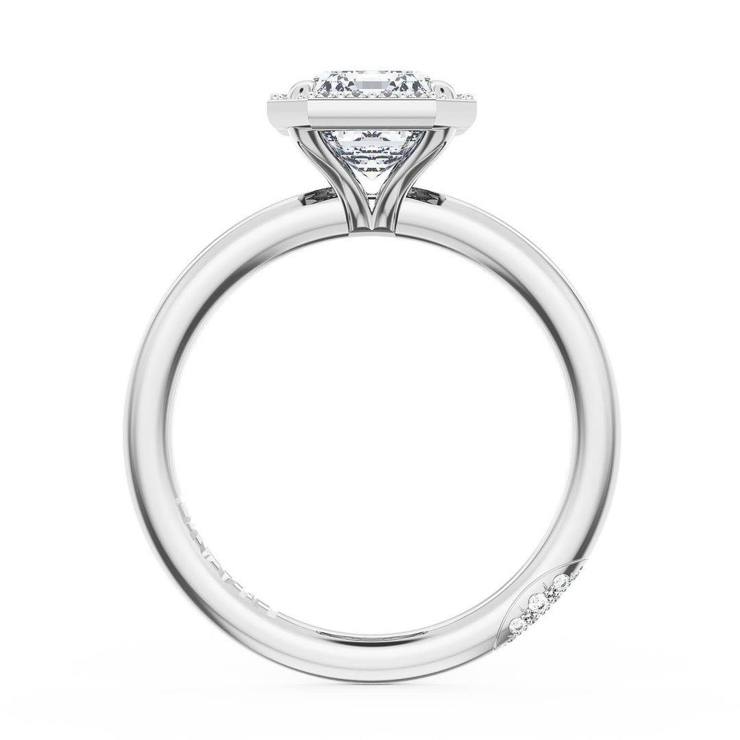 Emerald Bloom Engagement Ring