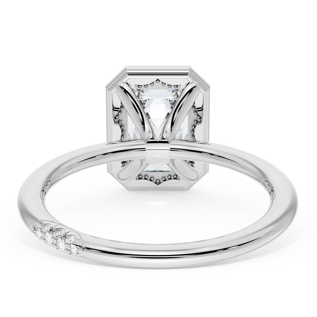 Emerald Bloom Engagement Ring