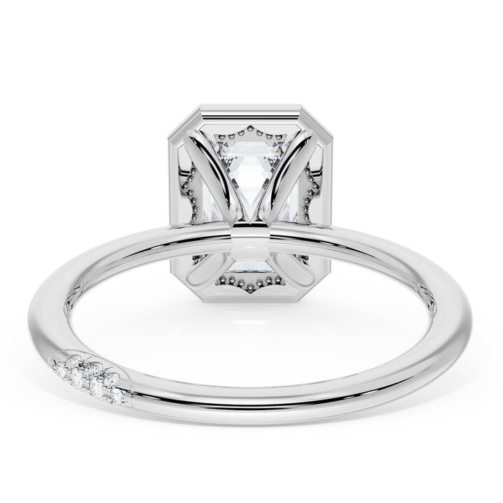 Emerald Bloom Engagement Ring