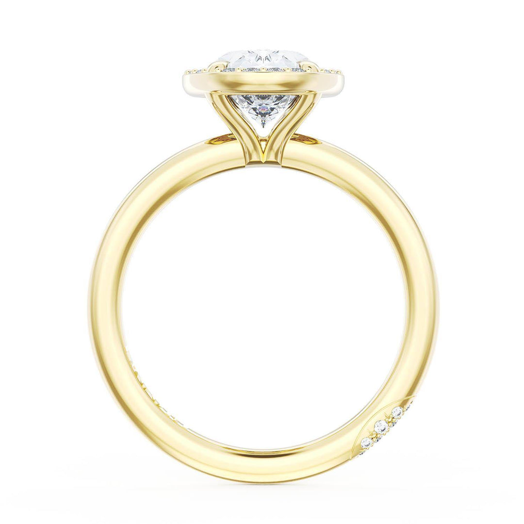 Oval Bloom Engagement Ring