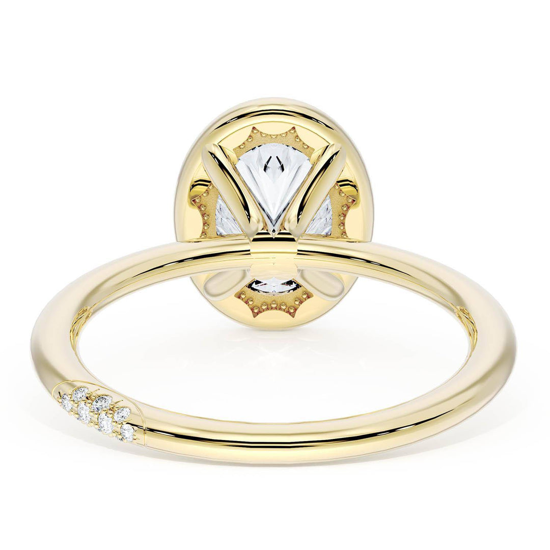Oval Bloom Engagement Ring