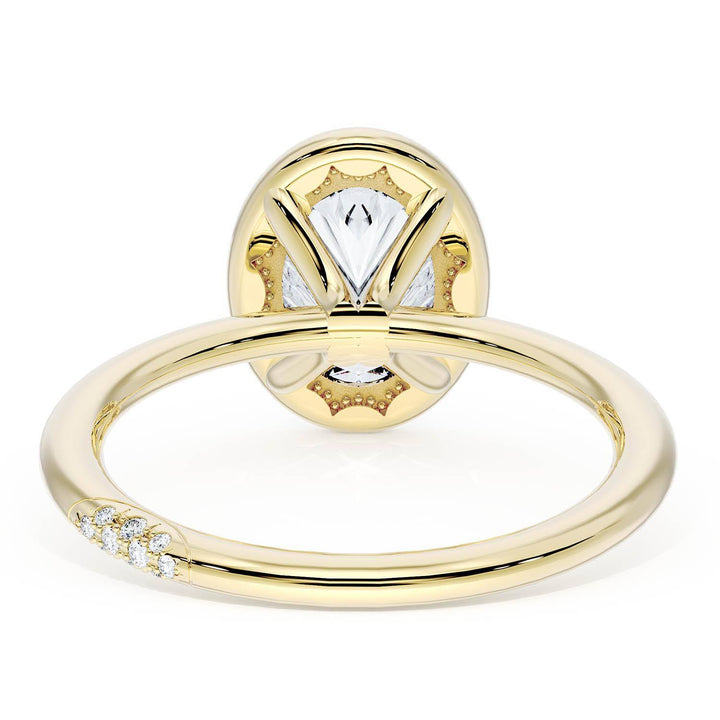 Oval Bloom Engagement Ring