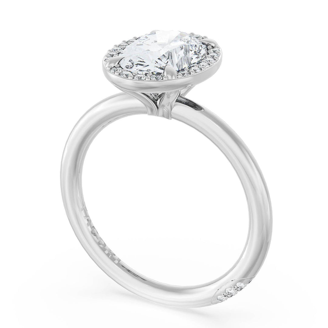 Oval Bloom Engagement Ring