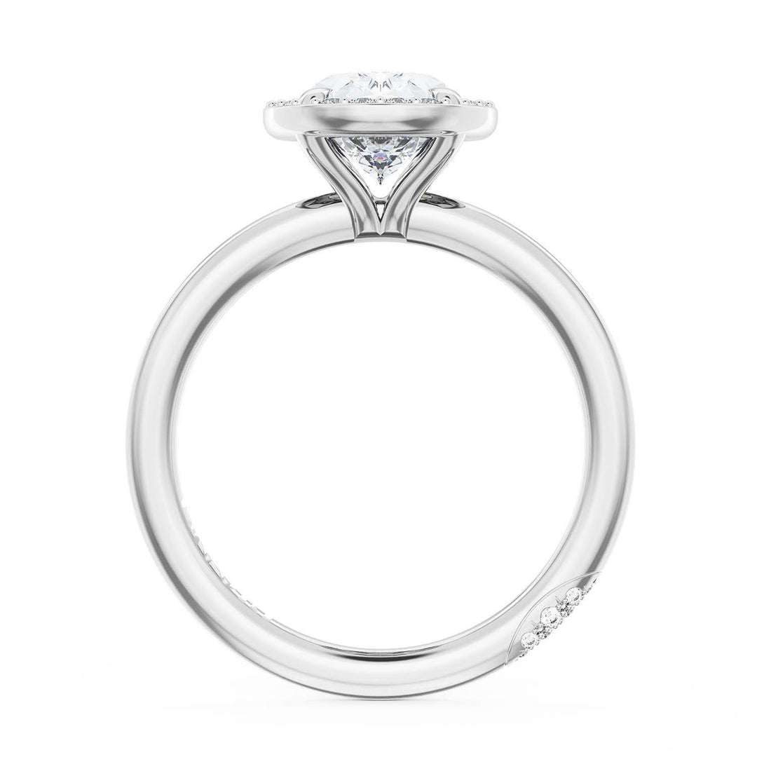 Oval Bloom Engagement Ring