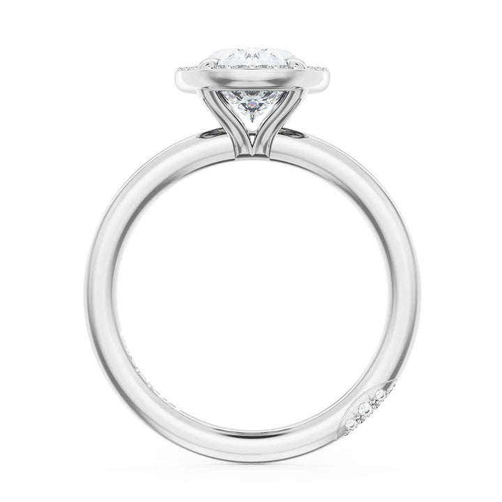 Oval Bloom Engagement Ring