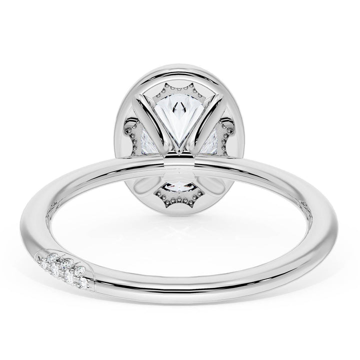 Oval Bloom Engagement Ring