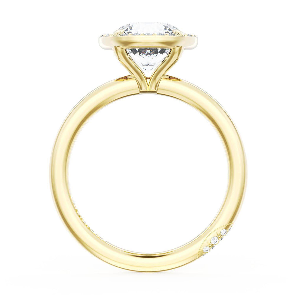 Round Bloom Engagement Ring