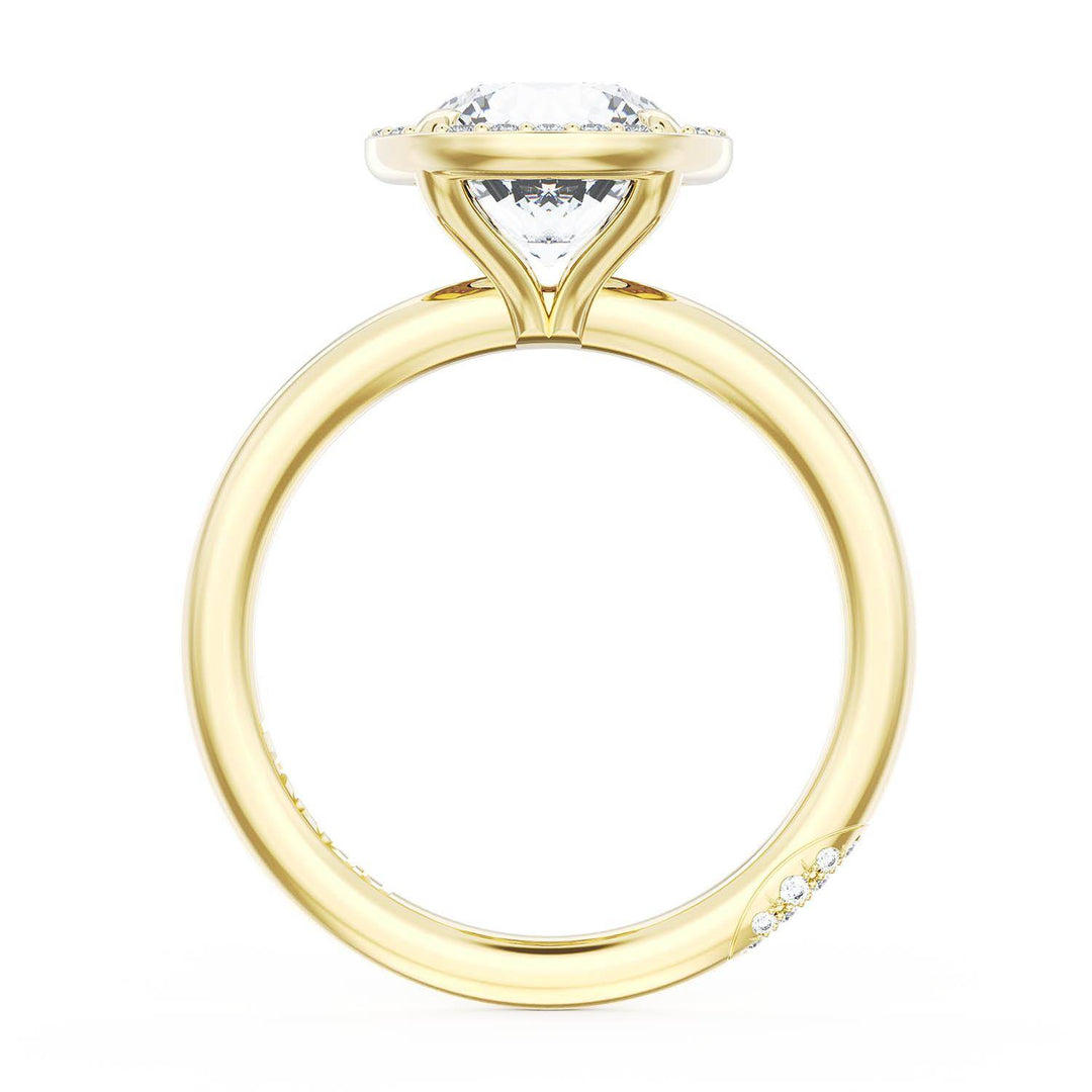 Round Bloom Engagement Ring
