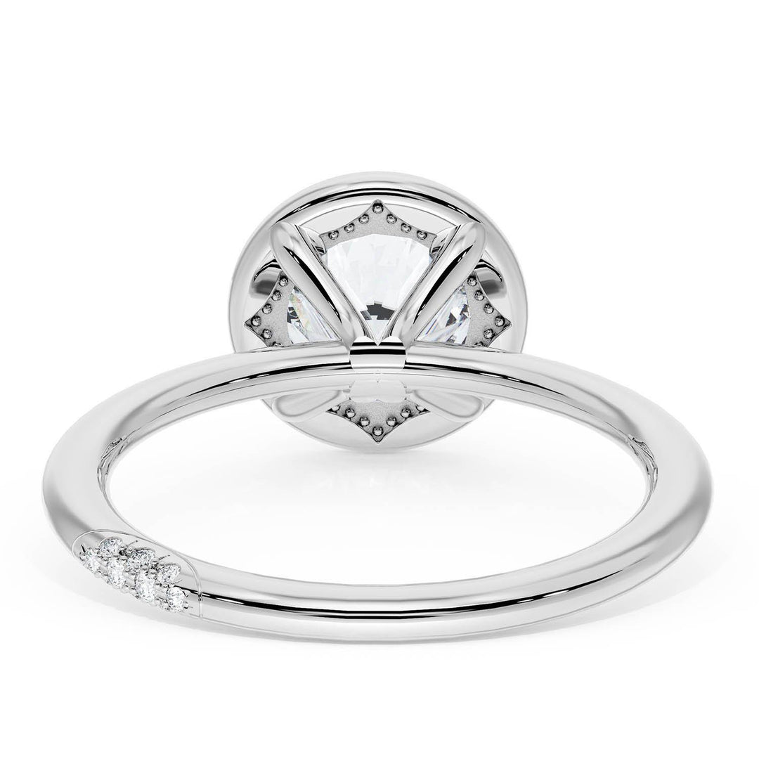 Round Bloom Engagement Ring