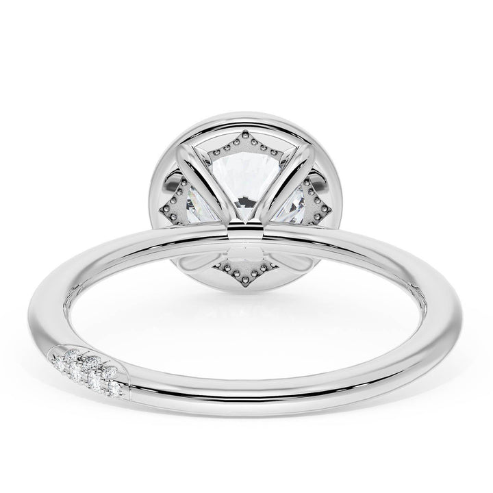 Round Bloom Engagement Ring