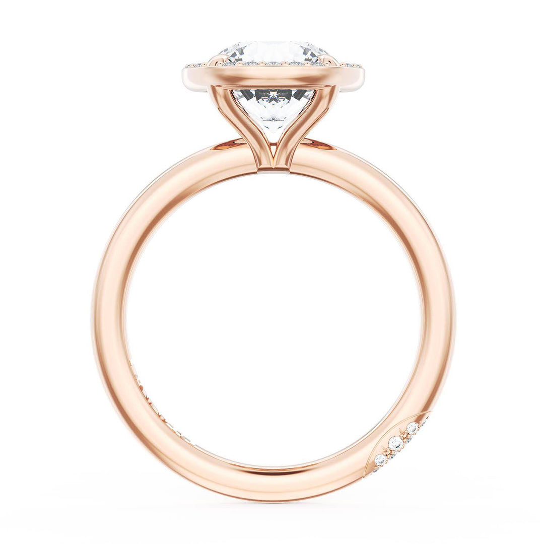 Round Bloom Engagement Ring
