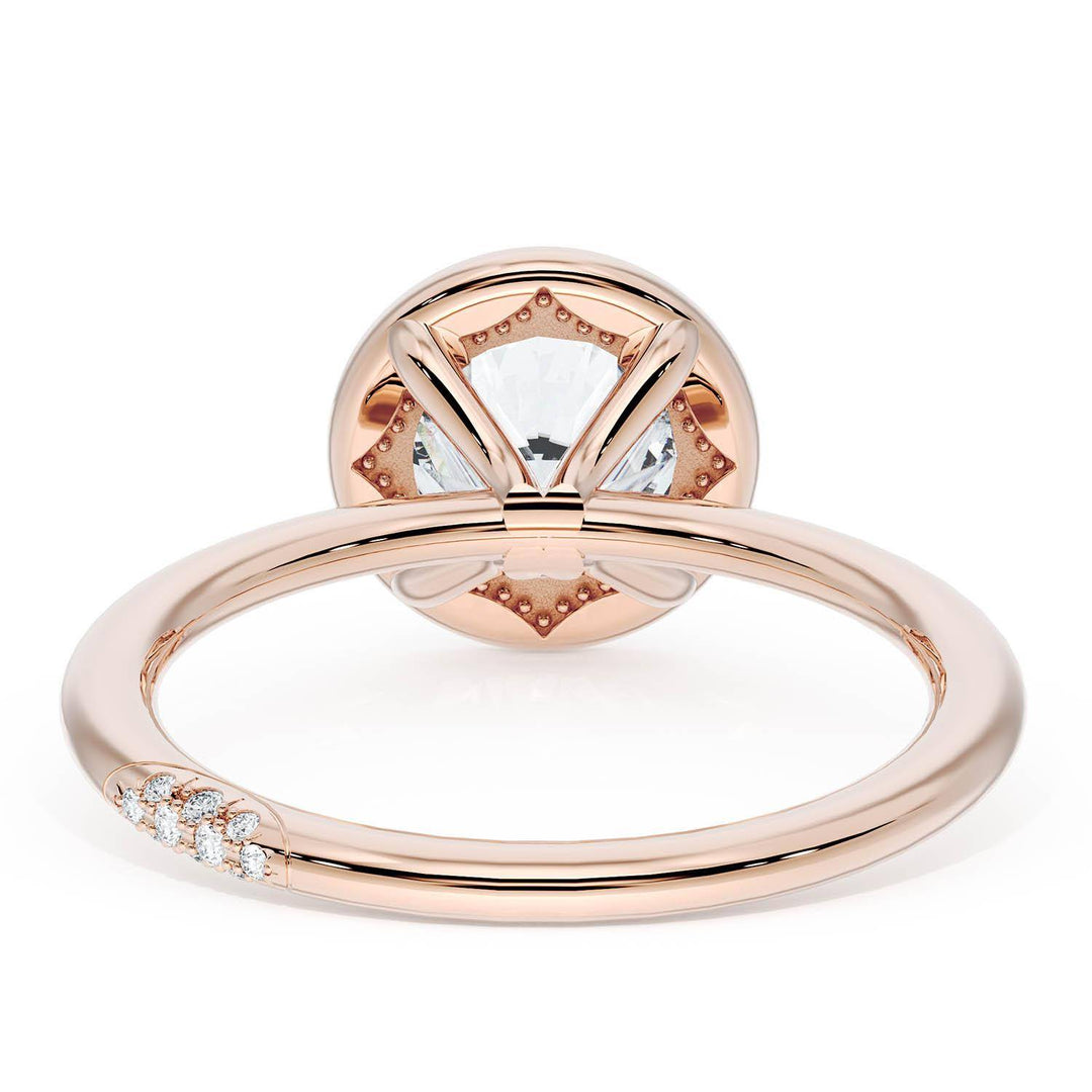 Round Bloom Engagement Ring