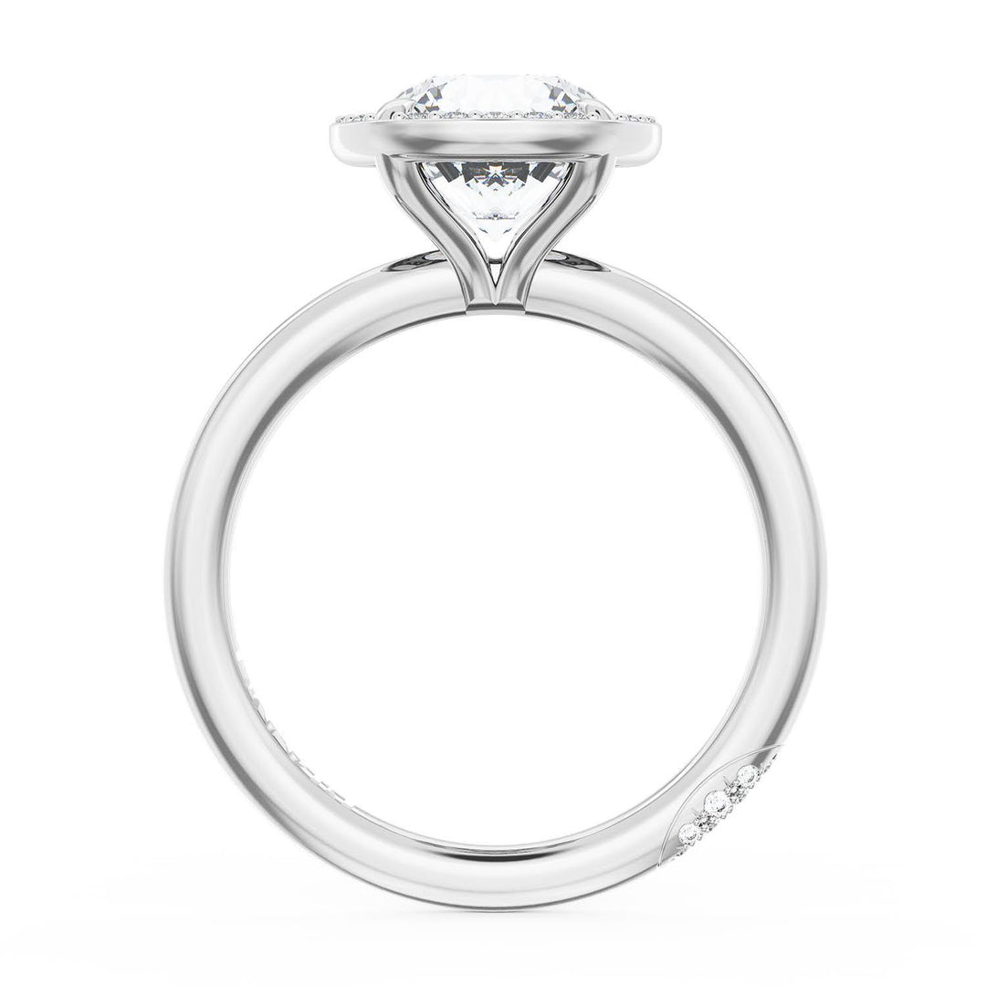 Round Bloom Engagement Ring