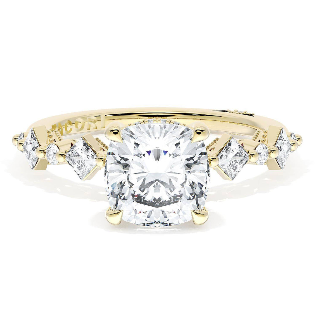 Cushion Solitaire Engagement Ring