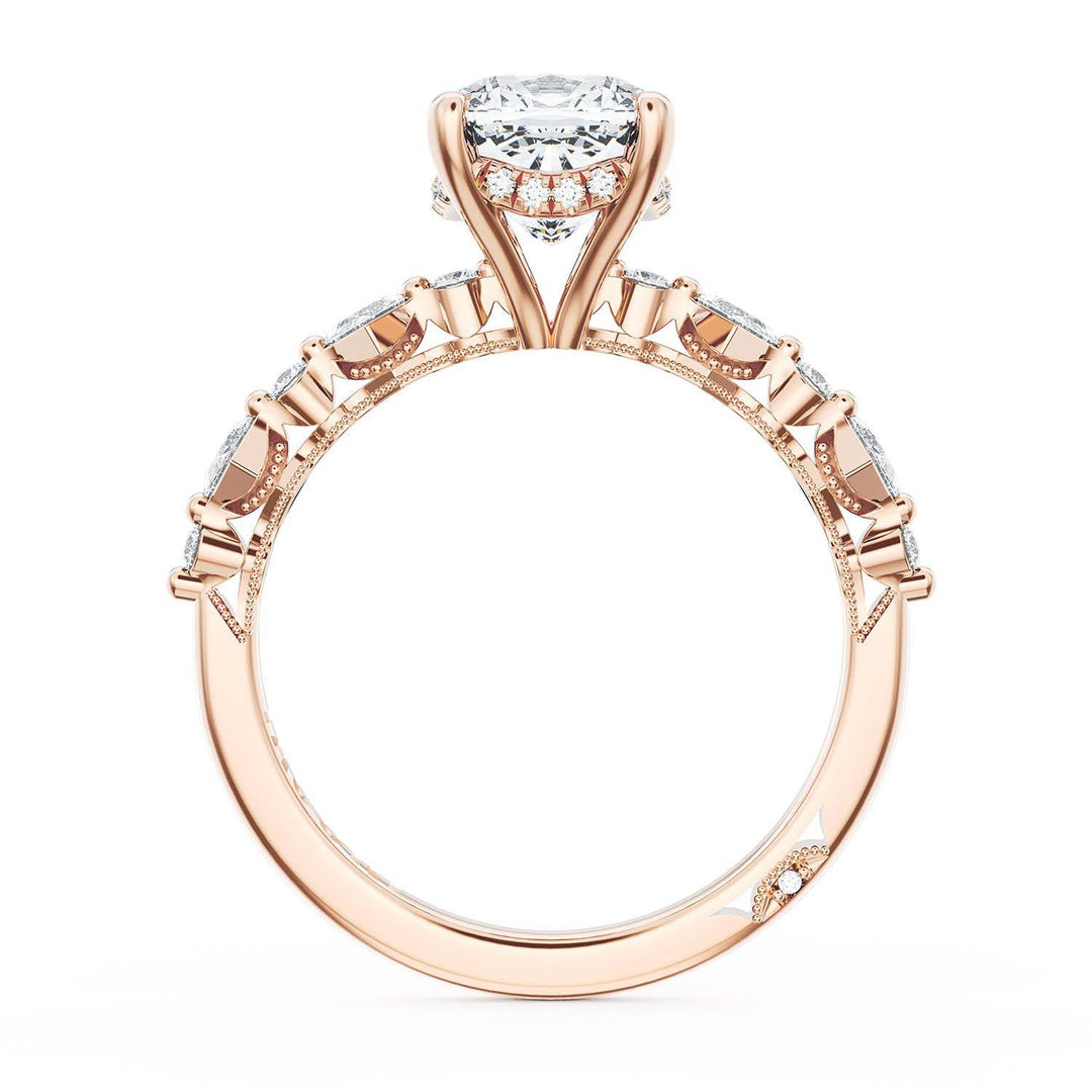 Cushion Solitaire Engagement Ring