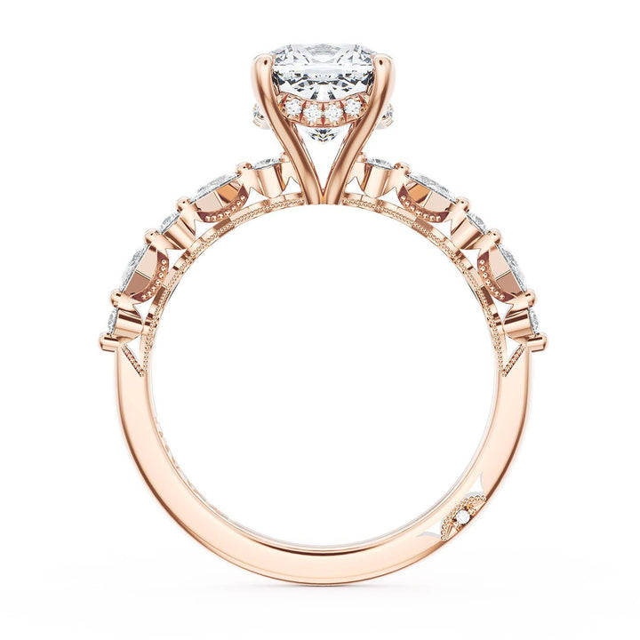 Cushion Solitaire Engagement Ring