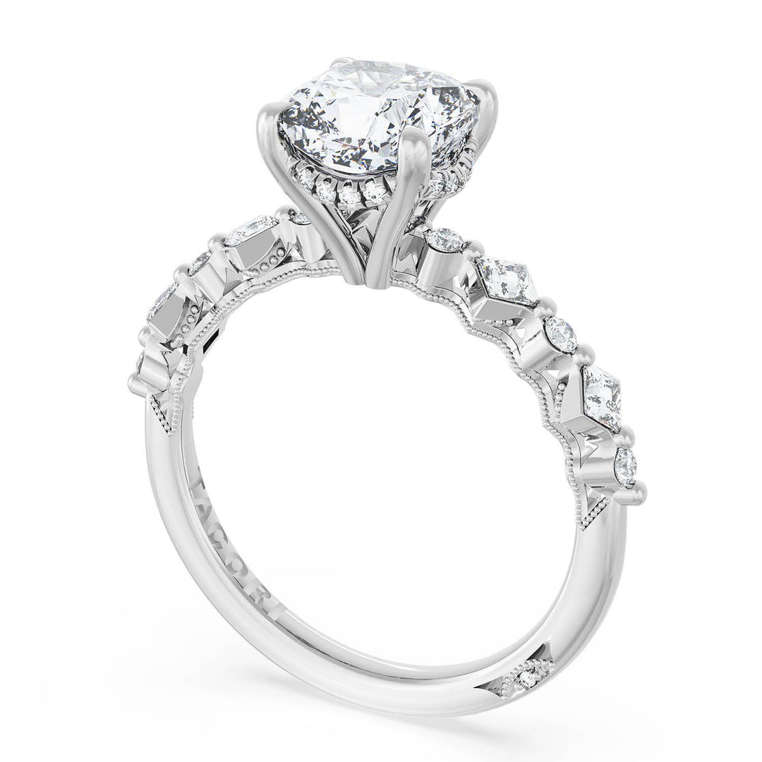 Cushion Solitaire Engagement Ring