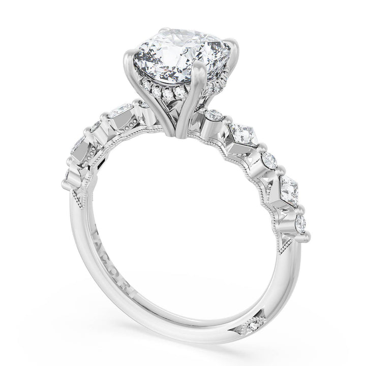 Cushion Solitaire Engagement Ring