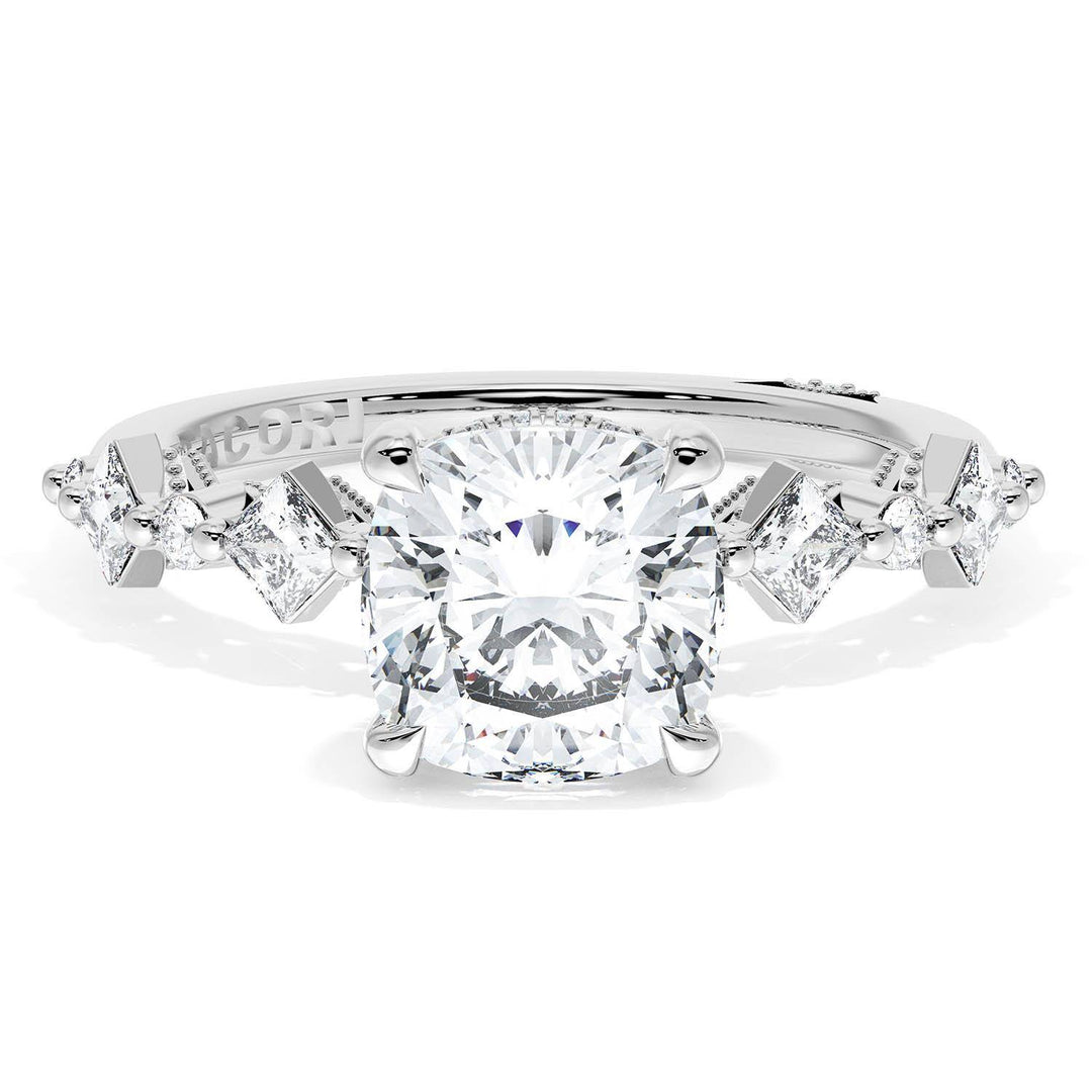 Cushion Solitaire Engagement Ring