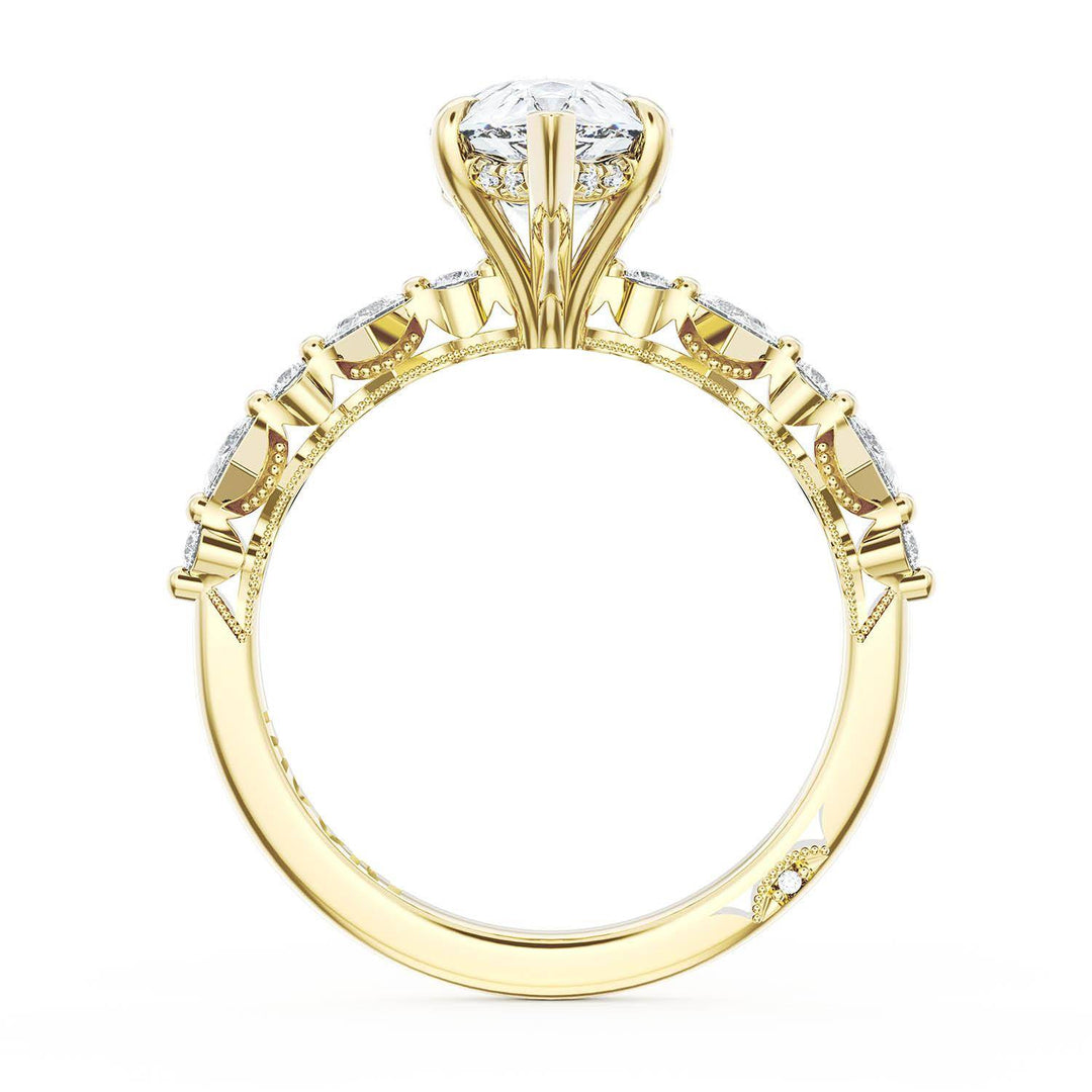 Pear Solitaire Engagement Ring