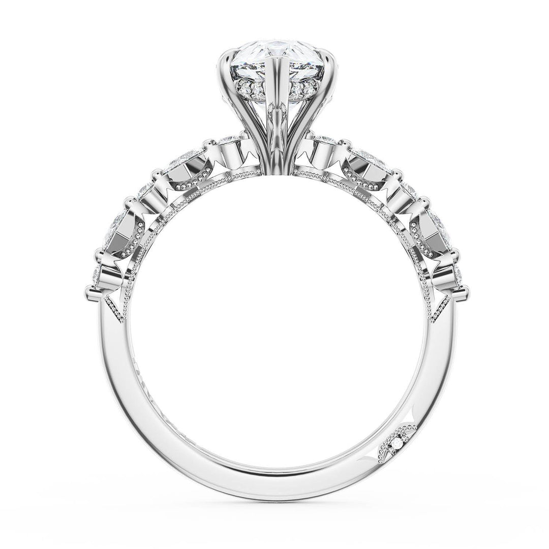 Pear Solitaire Engagement Ring