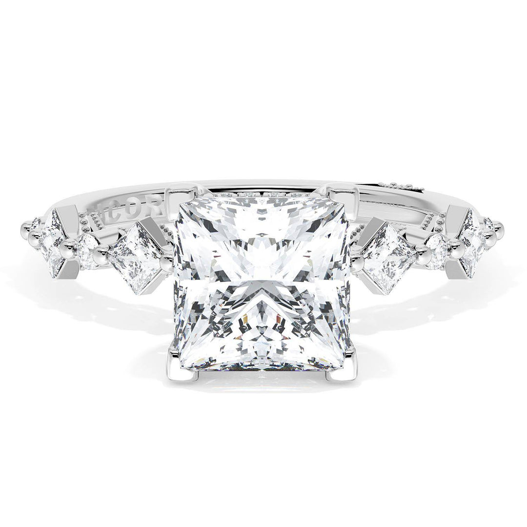 Princess Solitaire Engagement Ring