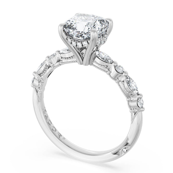 Cushion Solitaire Engagement Ring